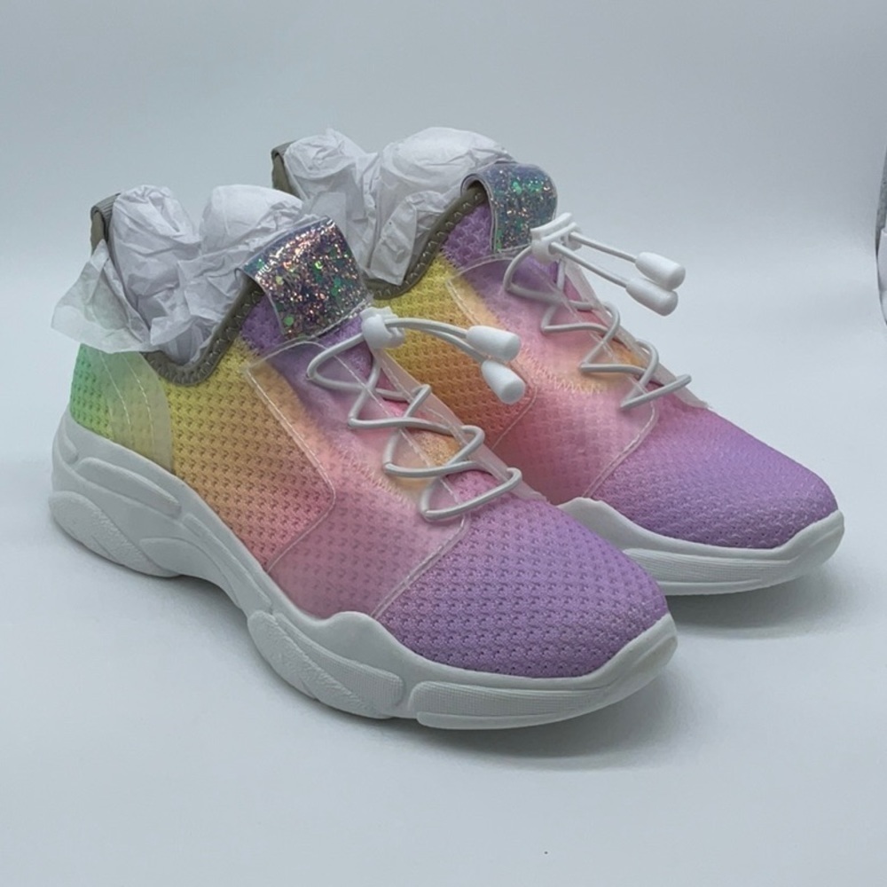 Steve Madden Myles Athletic Shoe - Little Kid / Big Kid - Pastel Rainbow